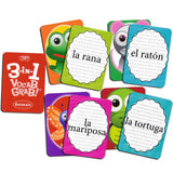 3-in-1 Spanish Vocab Grab Card Games