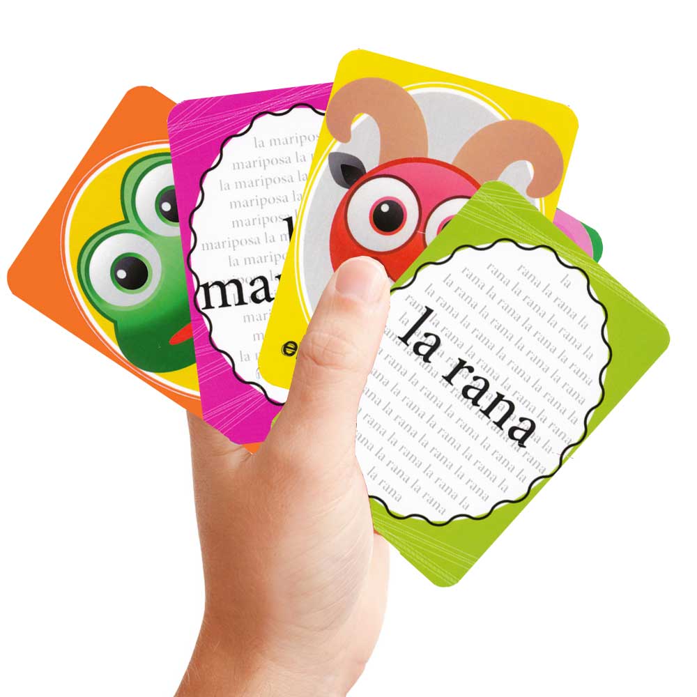 3-in-1 Spanish Vocab Grab Card Games