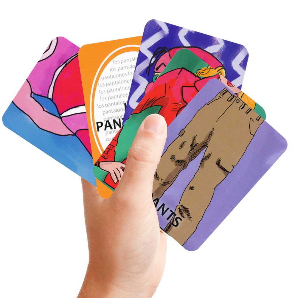 3-in-1 Spanish Vocab Grab Card Games