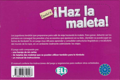 Haz la maleta Spanish Game