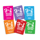 3-in-1 Spanish Vocab Grab Card Games