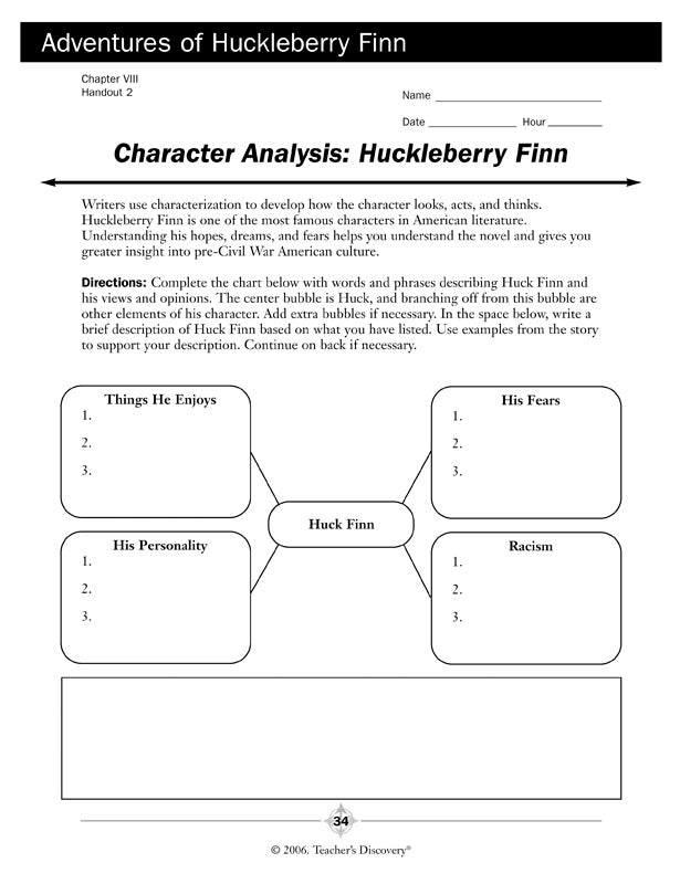 Adventures of Huckleberry Finn Novel Guide Book Download