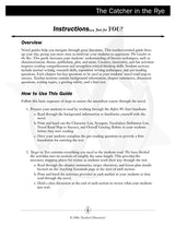 The Catcher in the Rye Novel Guide Book Download