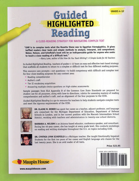 Guided Highlighted Reading Book