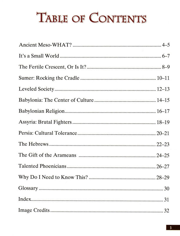 Mesopotamia Primary Source Reader