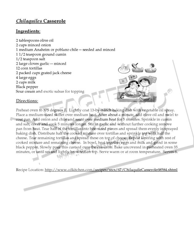 Moo!™ Kitchen Spanish Video Activity Packet Download