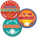 It's My Birthday! French Stickers (90)