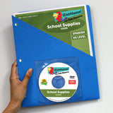 ¡Enséñame!™ Complete First Year Lessons:  School Supplies Download