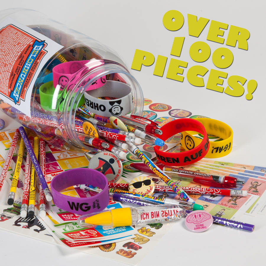 Prize Jar Incentive German Assortment 100+ Pieces