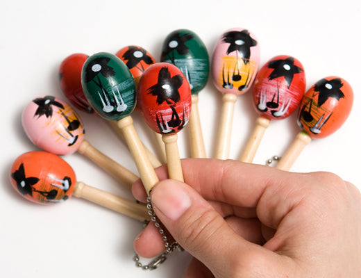 Mini-maraca Keychain