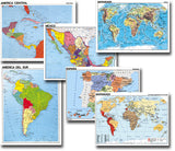 Spanish Maps - Set of 6