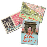 Postcards From Paris French Stickers (60)