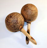 Natural Maracas Unpainted Set of 30