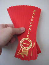 Red Excelente Ribbons