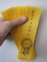 Yellow Español Ribbons