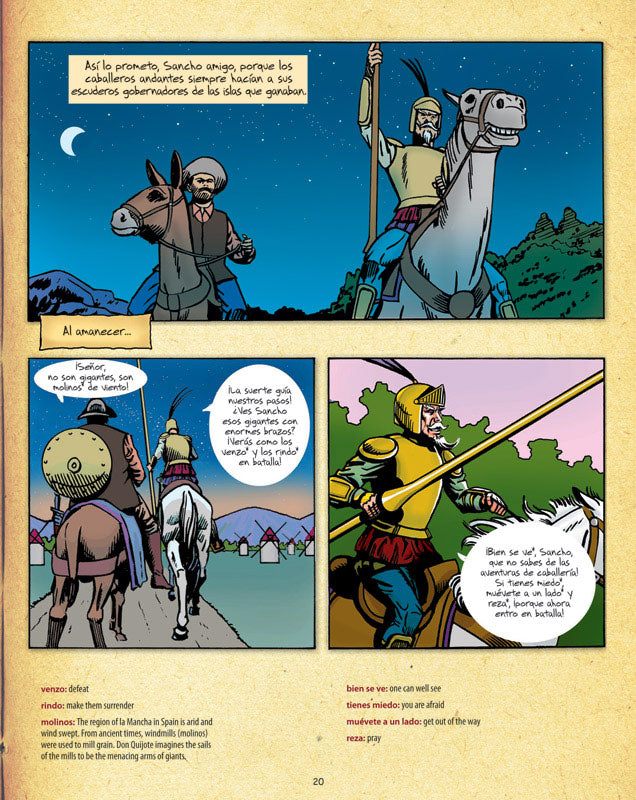 Don Quijote de la Mancha Spanish Level 2–3 Graphic Reader