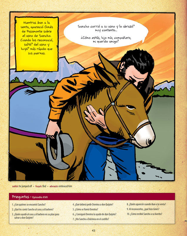 Don Quijote de la Mancha Spanish Level 2–3 Graphic Reader