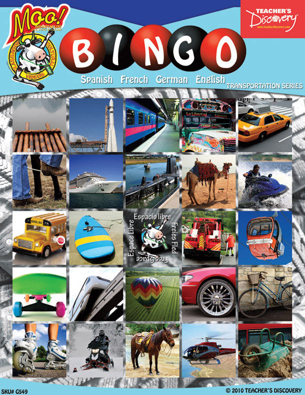 Transportation Bingo