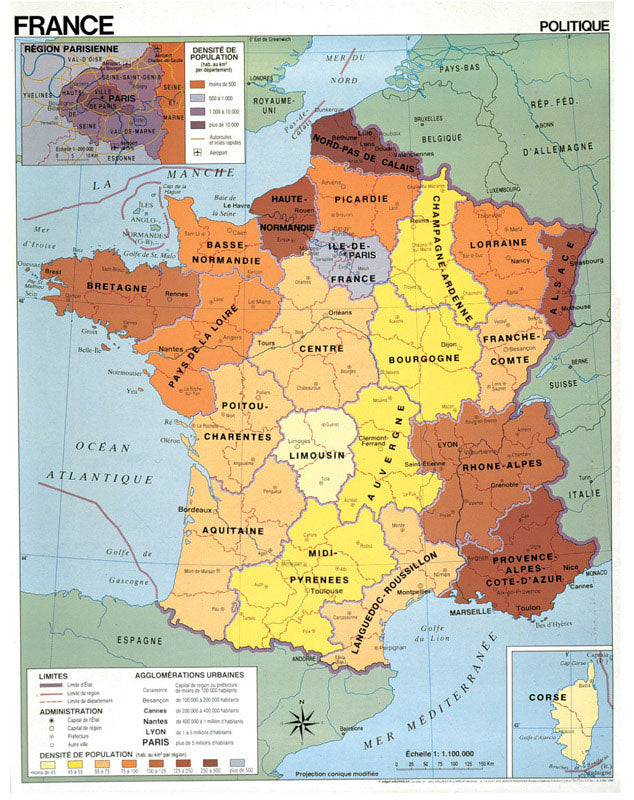 French Classroom Maps Set