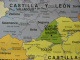 Spain Map in Spanish