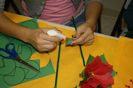 Glittery Poinsettia Kit