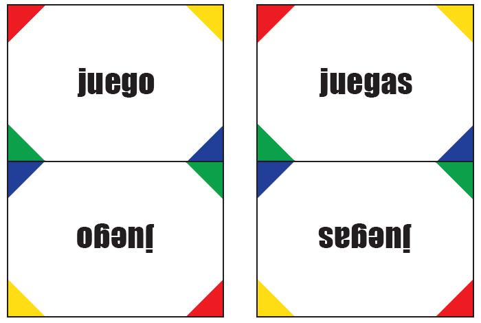 Verbo™ Spanish Card Game Present Tense Stem-Changing Verbs