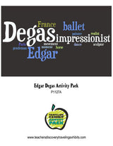 Edgar Degas Activity Packet Download