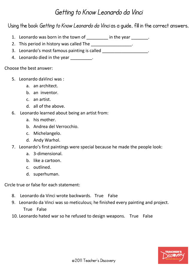 Getting to Know Activity Packet Download