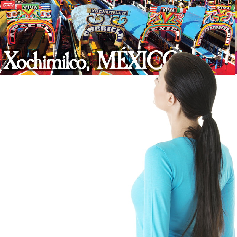 Xochimilco Panoramic Spanish Poster