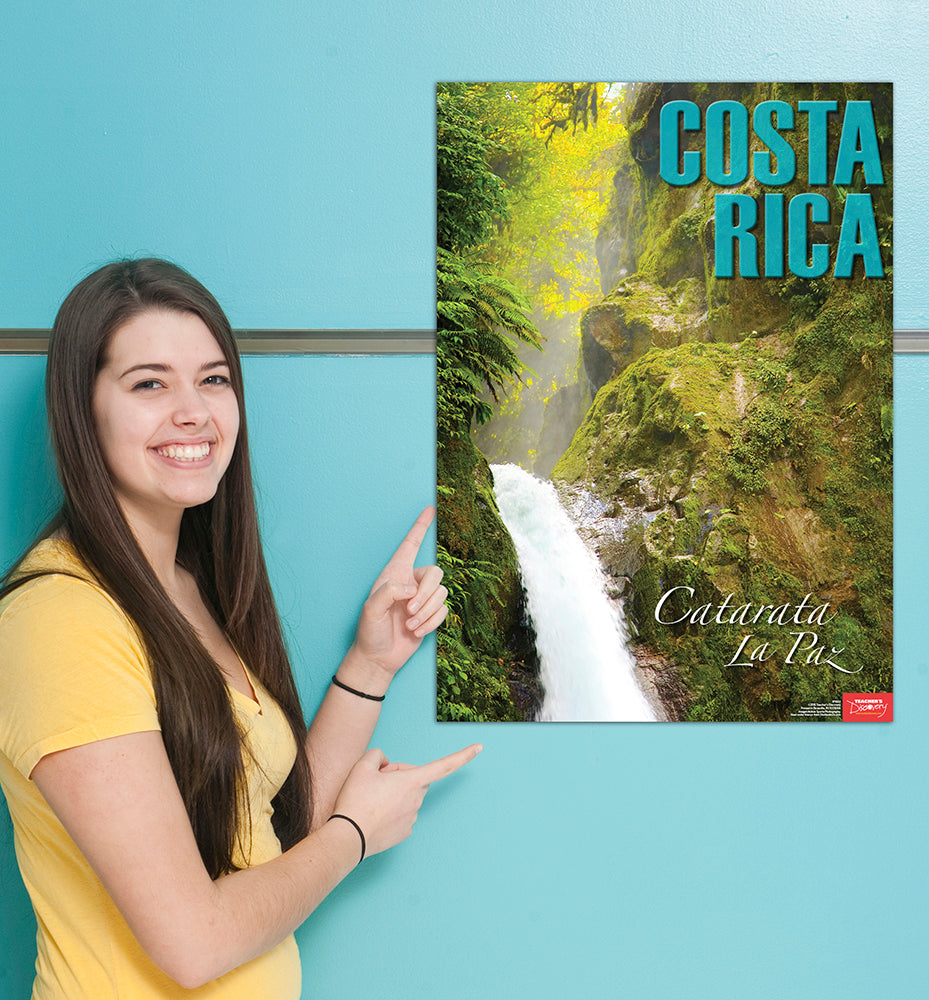 Costa Rica Spanish Travel Poster