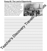 Ellis Island Activity Packet Download