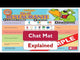 1-2-3 Chat With Me - Set of All 9 Spanish Chat Mats Laminated Sets of 33