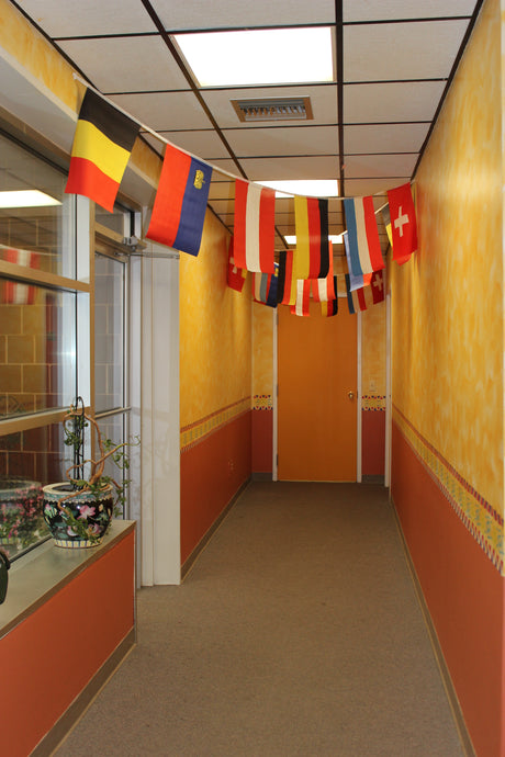 Six German-Speaking Countries Flag Banner